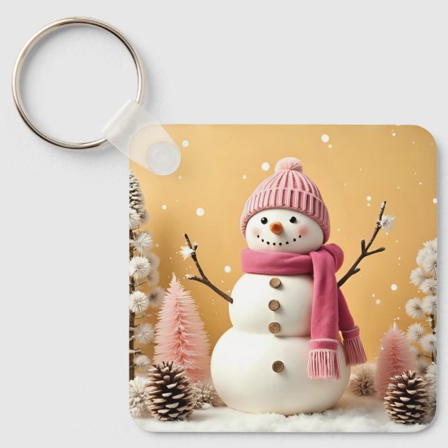 Pastel Christmas - Keychain  Schlüsselanhänger (Vorderseite)