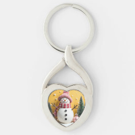 Pastel Christmas - Metal Keychain Schlüsselanhänger