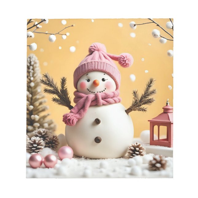 Pastel Christmas - Note Pad  Notizblock (Vorderseite)