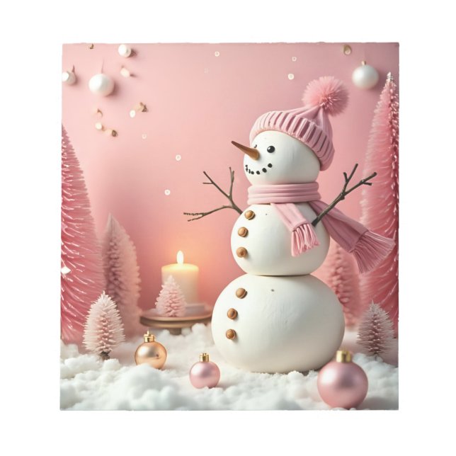 Pastel Christmas - Note Pad  Notizblock (Vorderseite)
