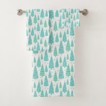 Pastel Christmas Tree Forest
