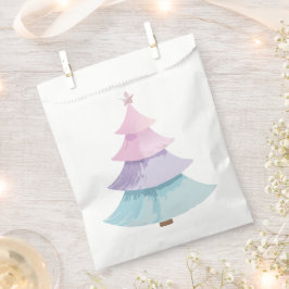 Pastel Christmas Tree Geschenktütchen