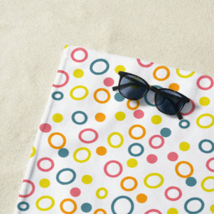 Pastel Circles Strandtuch