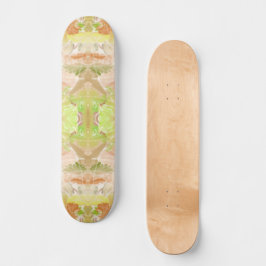 Pastel Citrus Aquarell Designer Druckmuster Skateboard