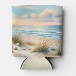 Pastel Coastal Dunes Watercolor Dosenkühler