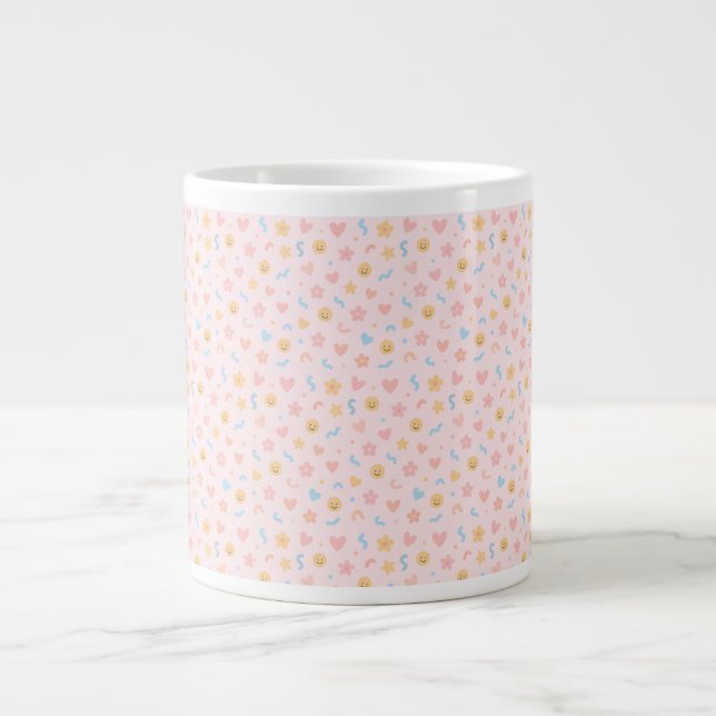 Pastel color mug Jumbo-Tasse (Vorderseite)