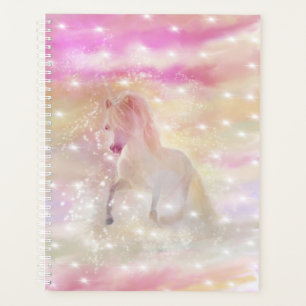 Pastel Color Unicorn Universe Spiralplaner Planer