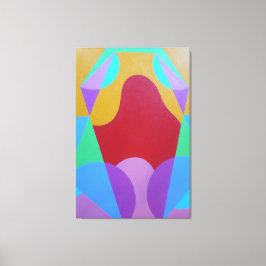 Pastel Colored Abstract Canvas Print Leinwanddruck