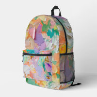 PASTEL COLORED TORN PAPIER SEHEN ABSTRAKT AUS