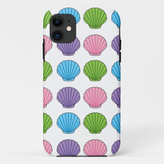 Pastel Colorful Seashell Pack Case-Mate iPhone Hülle (Rückseite)