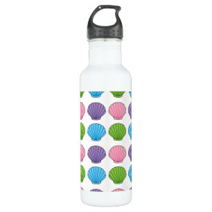 Pastel Colorful Seashell Pack Edelstahlflasche