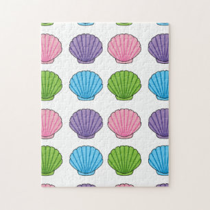 Pastel Colorful Seashell Pack Puzzle