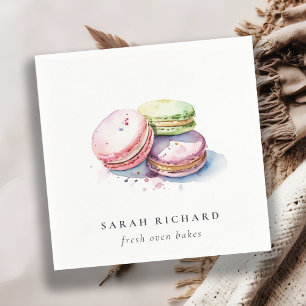 Pastel Colorful Wasserfarbe Französisch Macarons B Serviette