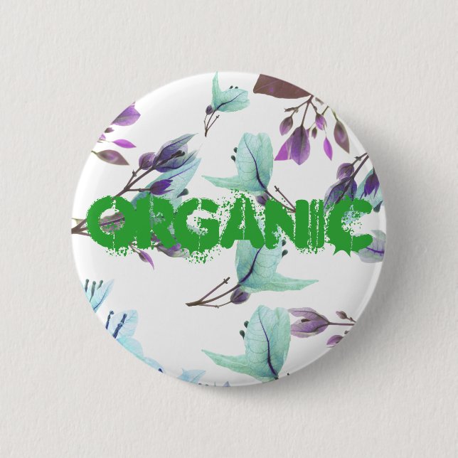 Pastel Colors Bougainvillea Blume Button (Vorderseite)