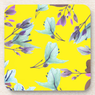 Pastel Colors Bougainvillea Blume Getränkeuntersetzer