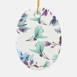 Pastel Colors Bougainvillea Blume Keramik Ornament