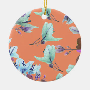 Pastel Colors Bougainvillea Blume Keramik Ornament