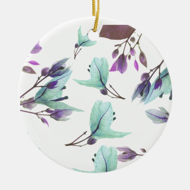 Pastel Colors Bougainvillea Blume Keramik Ornament (Vorne)