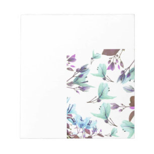 Pastel Colors Bougainvillea Blume Notizblock