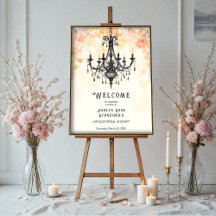 Pastel Colors Chic Floral Vintage Chandelier