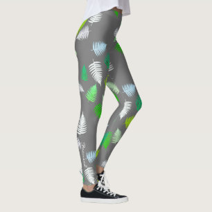 Pastel Colors Happy Fern Verlasse Leggings