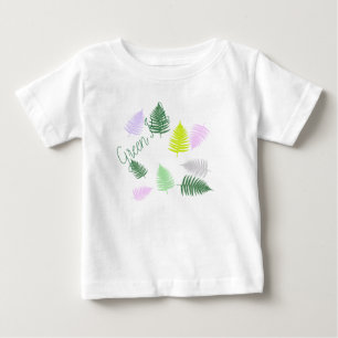 Pastel Colors Lucky Fern Baby T-shirt
