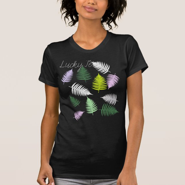 Pastel Colors Lucky Fern T-Shirt (Vorderseite)