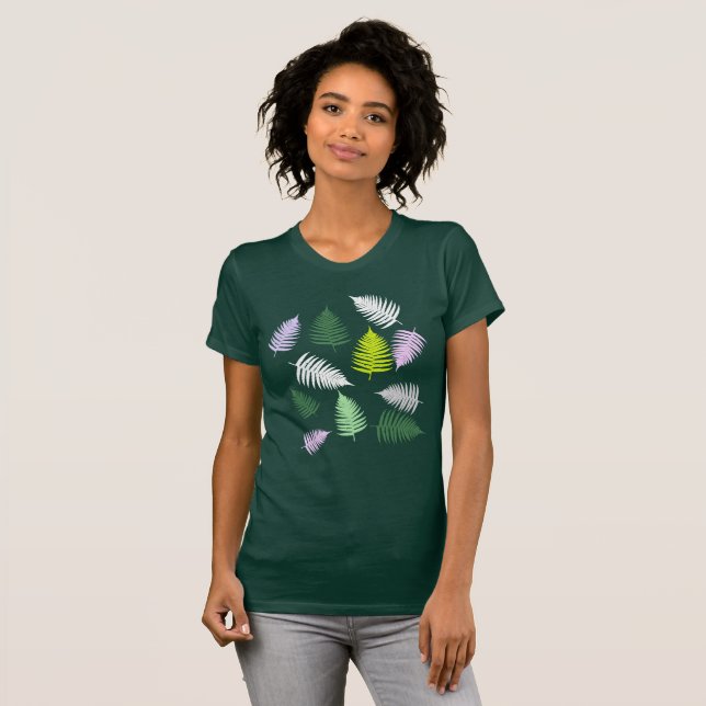 Pastel Colors Lucky Fern T-Shirt (Vorne ganz)