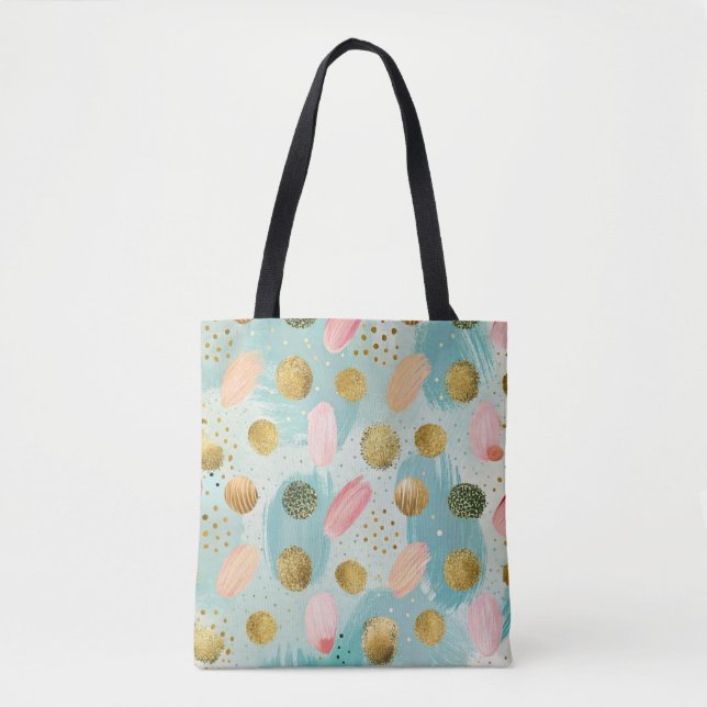 Pastel Confetti Glitzer Abstraktes Muster (2) (Vorderseite)