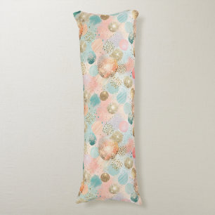 Pastel Confetti Glitzer Abstraktes Muster Seitenschläferkissen