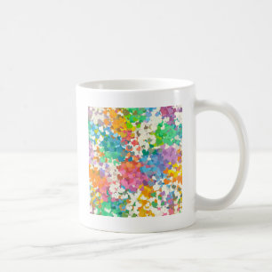 Pastel Confetti Hearts Kaffeetasse