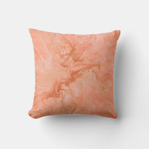 PASTEL CORAL ABSTRAKT ILLUSTRATION KISSEN