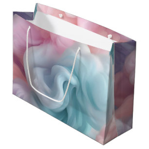 Pastel Cotton Candy Große Geschenktüte
