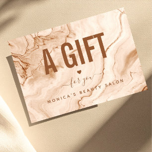 Pastel Cream Marble Chic Ristorante La Lanchetta L