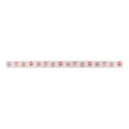 Pastel Cupcake Confetti Muster Ribbon Satinband