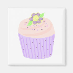 Pastel Cupcake Magnet