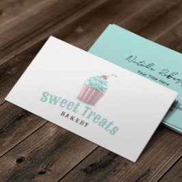 Pastel Cupcake Süßigkeiten Leckereien Bäckerei Min Visitenkarte