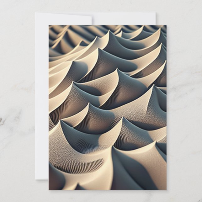 Pastel Currents Feiertagskarte (Vorderseite)