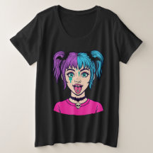 Pastel cute girl cartoon style T-Shirt