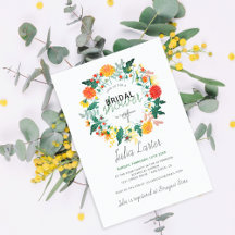 Pastel Dahlia Wildblumen Wreath Brautparty