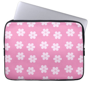 Pastel Daisies Pink Laptopschutzhülle