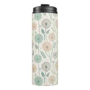 Pastel Dandelion Dreams - Whimsical Floral (2) Thermosbecher