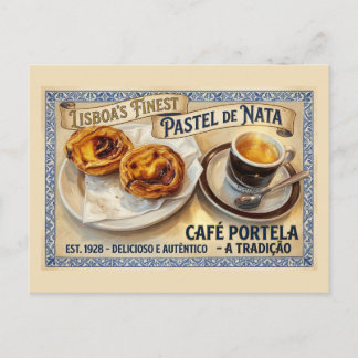 Pastel de Nata Postkarte