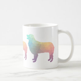 Pastel der geometrischen Silhouette Australian She Tasse