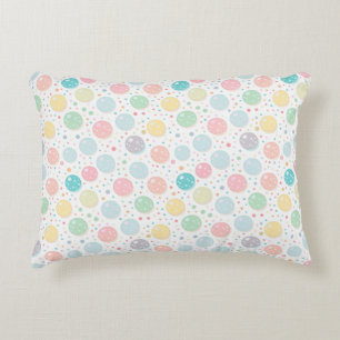 Pastel Dots Unperfektes Muster Dekokissen