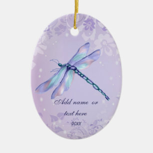 Pastel Dragonfly Keramikornament