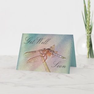 Pastel Dragonfly wird gut Karte