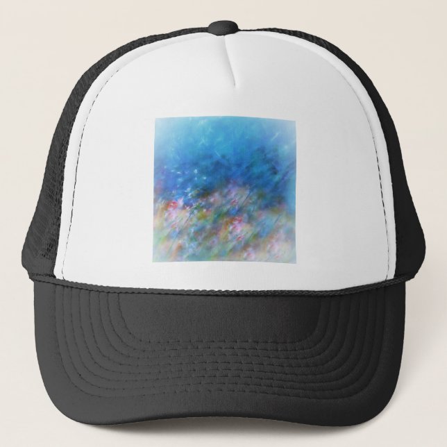 Pastel Dreamscape Truckerkappe (Vorderseite)
