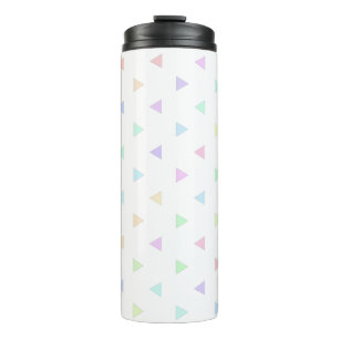 Pastel Dreiecke Muster Multicolor Thermosbecher