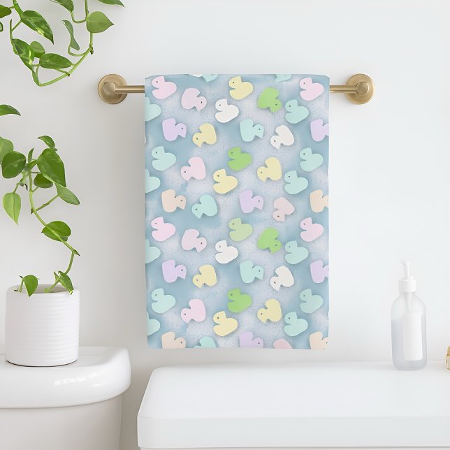 Pastel Ducks - Milchbad Badehandtuch (Von Creator hochgeladen)